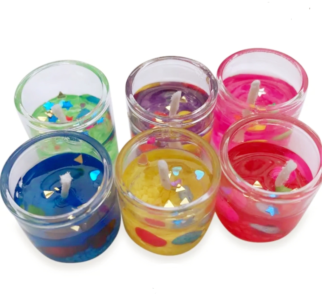 Jell Candle 6 Color (6pcs cn)