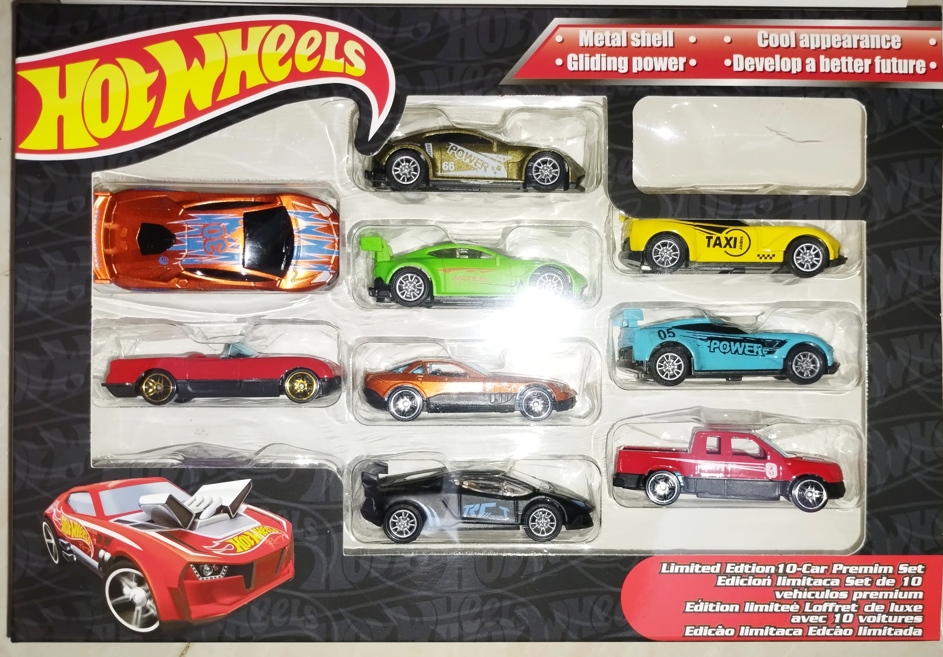Hot Wheel Car set (10 pcs) cn Die Cast Car gift set (original)